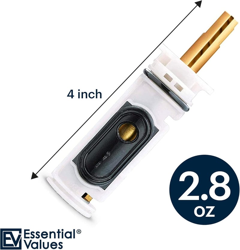 Essential Values Replacement Compatible with Moen 1222 Replacement Cartridge â€“ Aftermarket for One-Handle Posi-Temp Faucets & Moen Tub Shower - Durable Brass & Plastic - Image 1